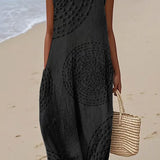 Anaïs - Robe Maxi Sans Manches Texturée