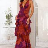 Marine - Robe Longue Élégante