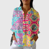 Patricia - Blouse imprimée légère et colorée