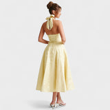 Adeline - Robe midi avec corset