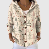 Agathe - Cardigan à capuche en maille