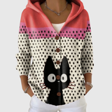 Colette - Cardigan à capuche en maille
