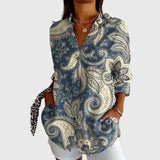 Stéphanie - Blouse imprimée légère et colorée