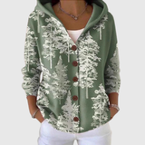Flore - Cardigan à capuche en maille