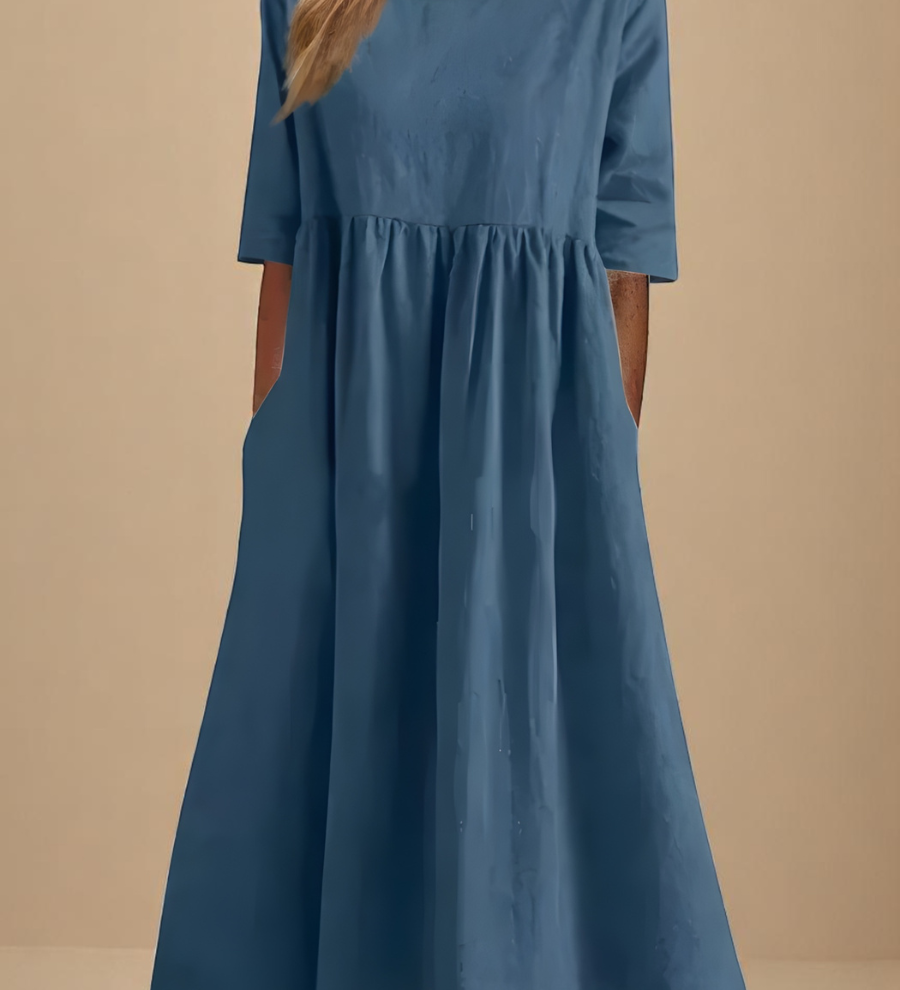 Mina - Robe en Coton Aéré