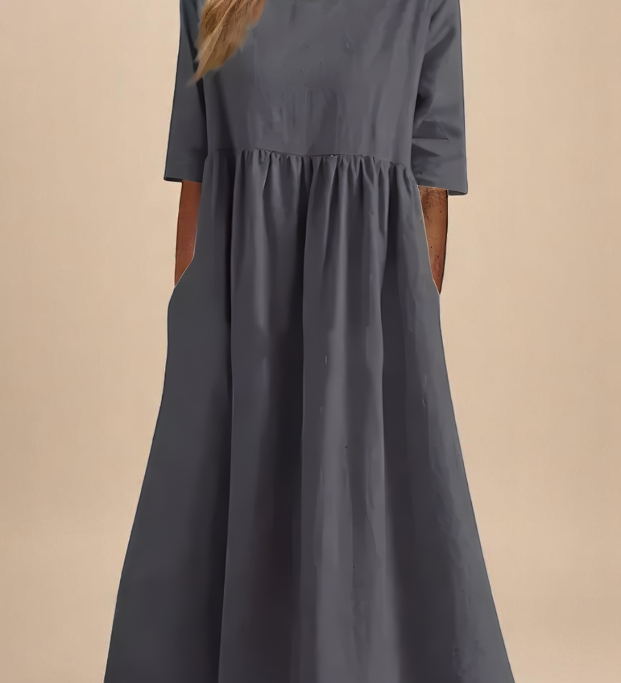 Mina - Robe en Coton Aéré