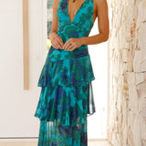 Marine - Robe Longue Élégante