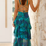 Marine - Robe Longue Élégante