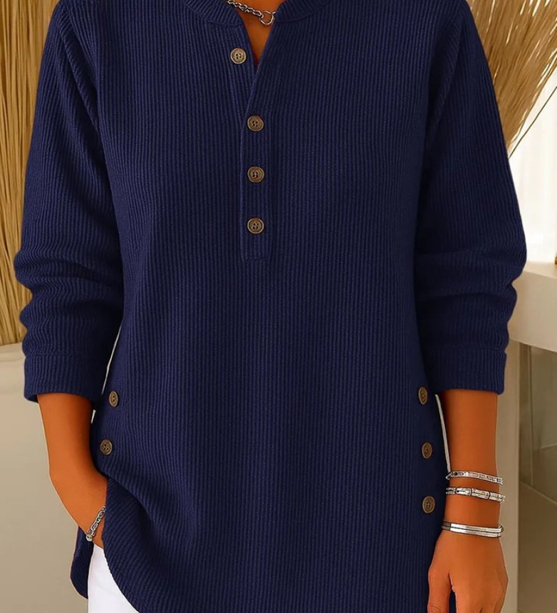 Neva - Tunique Henley à Boutons