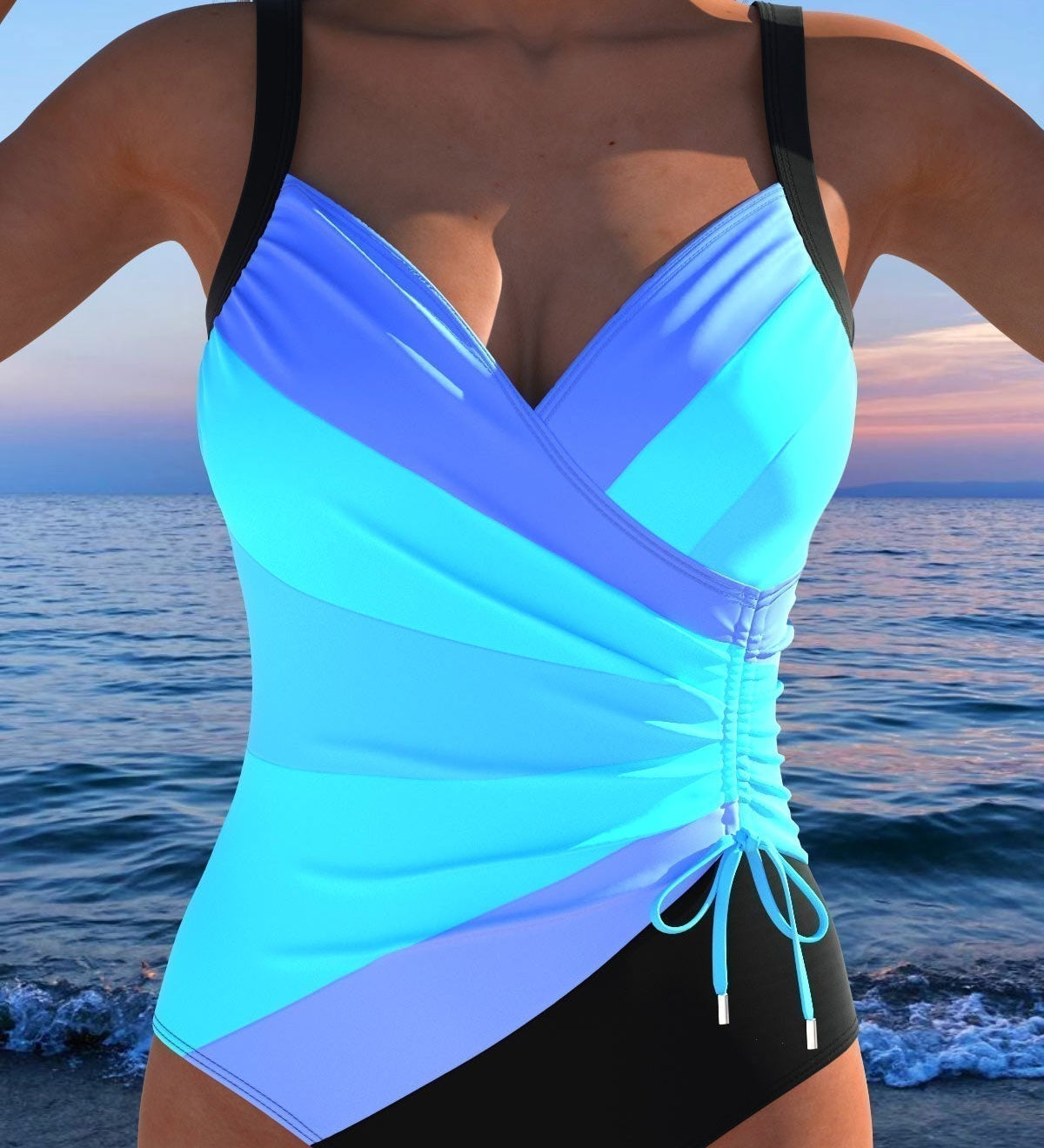 Éloria – Maillot de bain élégant à imprimé coloré