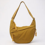 Valérie - Sac Demi-Lune Nylon Ocre