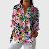 Renée - Blouse imprimée légère et colorée