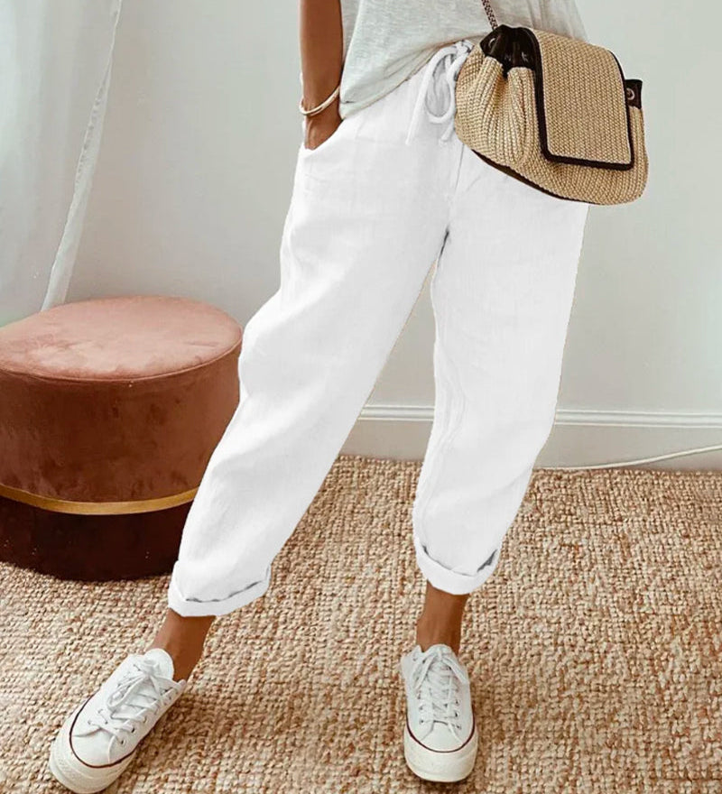 Félicie - Pantalon Fluide Confort Élégant