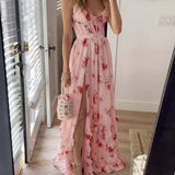 Sonia - Robe midi à motif floral