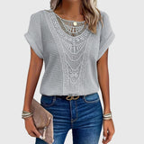 Pearl - Blouse Élégante Style Ibiza
