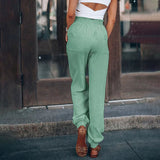 Zoé - Pantalons Élegants à Cordon