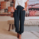 Zoé - Pantalons Élegants à Cordon