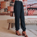 Zoé - Pantalons Élegants à Cordon