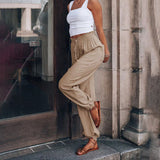 Zoé - Pantalons Élegants à Cordon
