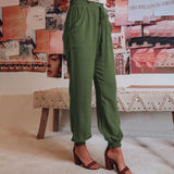 Zoé - Pantalons Élegants à Cordon