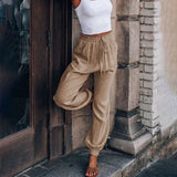 Zoé - Pantalons Élegants à Cordon