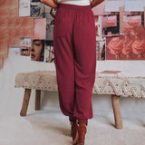 Zoé - Pantalons Élegants à Cordon