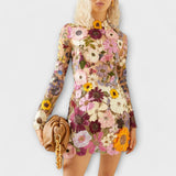 Dolores - Robe à imprimé floral