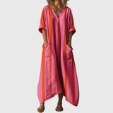 Joséphine - Robe Maxi Souple à Imprimé Coloré