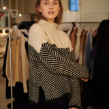 Noëlle - Pull en Coton à Col Montant
