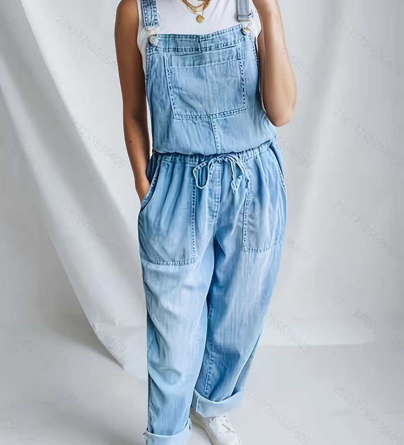 Margaux - Combinaison Détendue en Denim 2