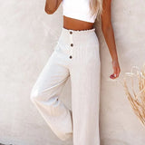 Noëlle - Pantalon Taille Haute Détendu