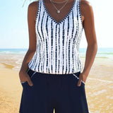 Amandine - Maillot de bain décontracté avec poche et décolleté en V