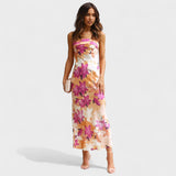 Carmelle - Robe en satin sans manches