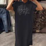 Saskia - Robe décontractée à capuche