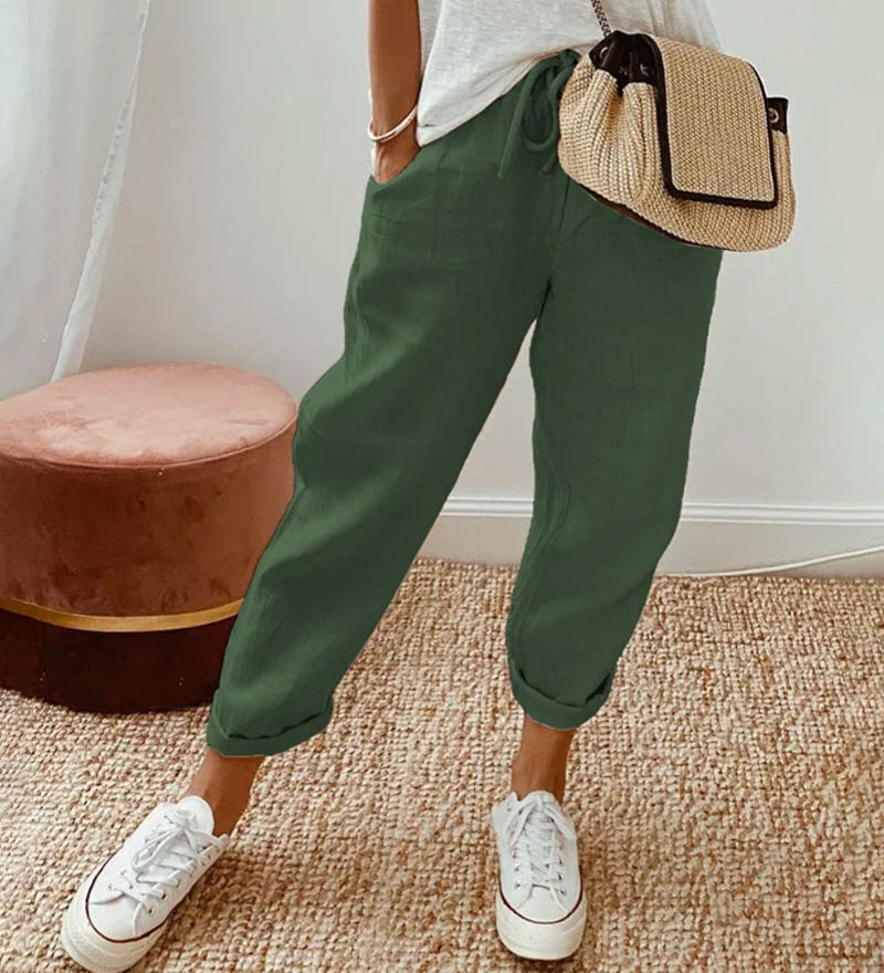 Félicie - Pantalon Fluide Confort Élégant