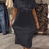 Saskia - Robe décontractée à capuche