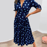 Monique - Robe Élégante à Pois