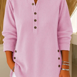 Neva - Tunique Henley à Boutons