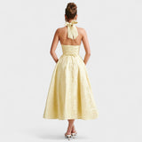 Adeline - Robe midi avec corset
