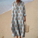 Antoinette - Robe d'Été Imprimée Flatteuse