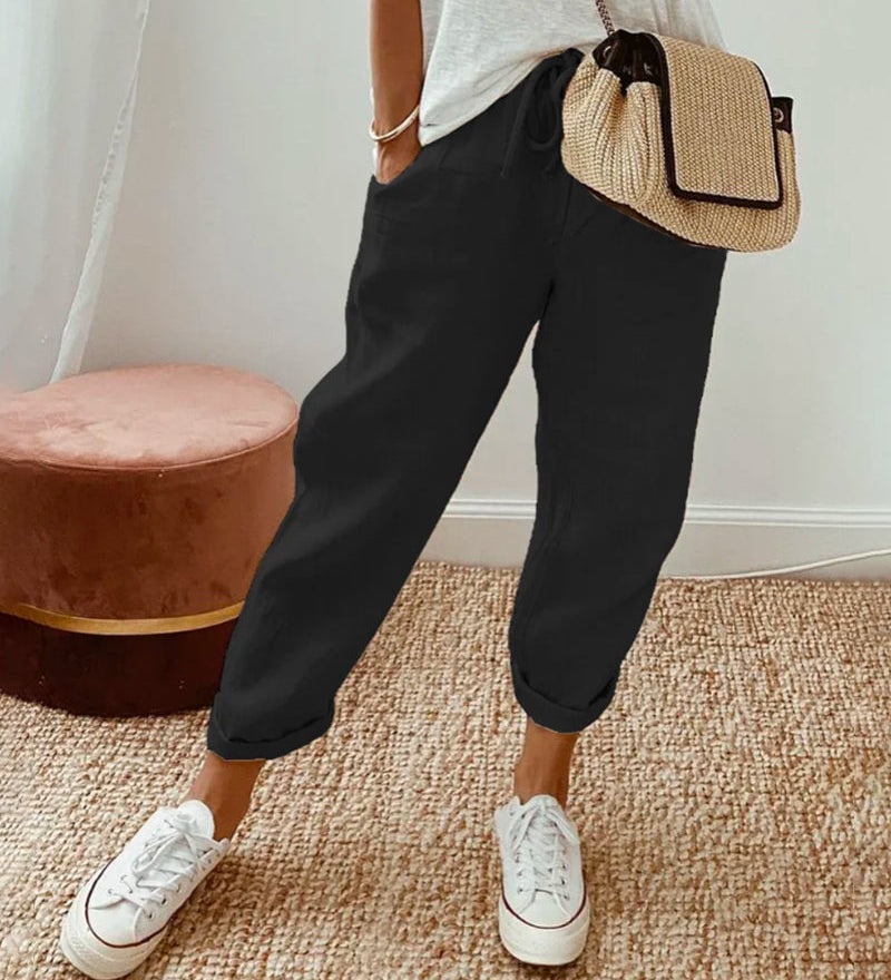 Félicie - Pantalon Fluide Confort Élégant