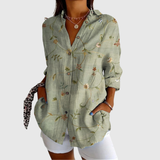 Marie - Blouse Florale Élégante