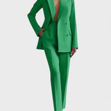 Olive - Ensemble Blazer et Pantalon
