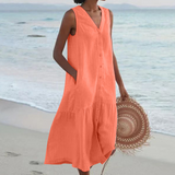 Céleste - Robe à Décolleté en V