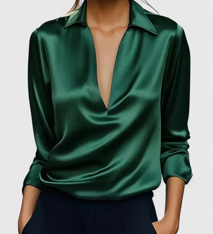 Calvina - Blouse Sophistiquée