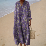 Charline - Robe d'Été Imprimée Flatteuse