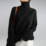 Myla - Pull Col Roulé, Chaud & Élégant pour Femme