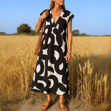 Madeleine - Robe fluide avec décolleté en V