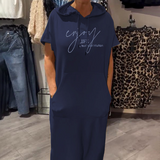 Saskia - Robe décontractée à capuche
