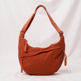 Martine - Sac Demi-Lune Nylon Orange